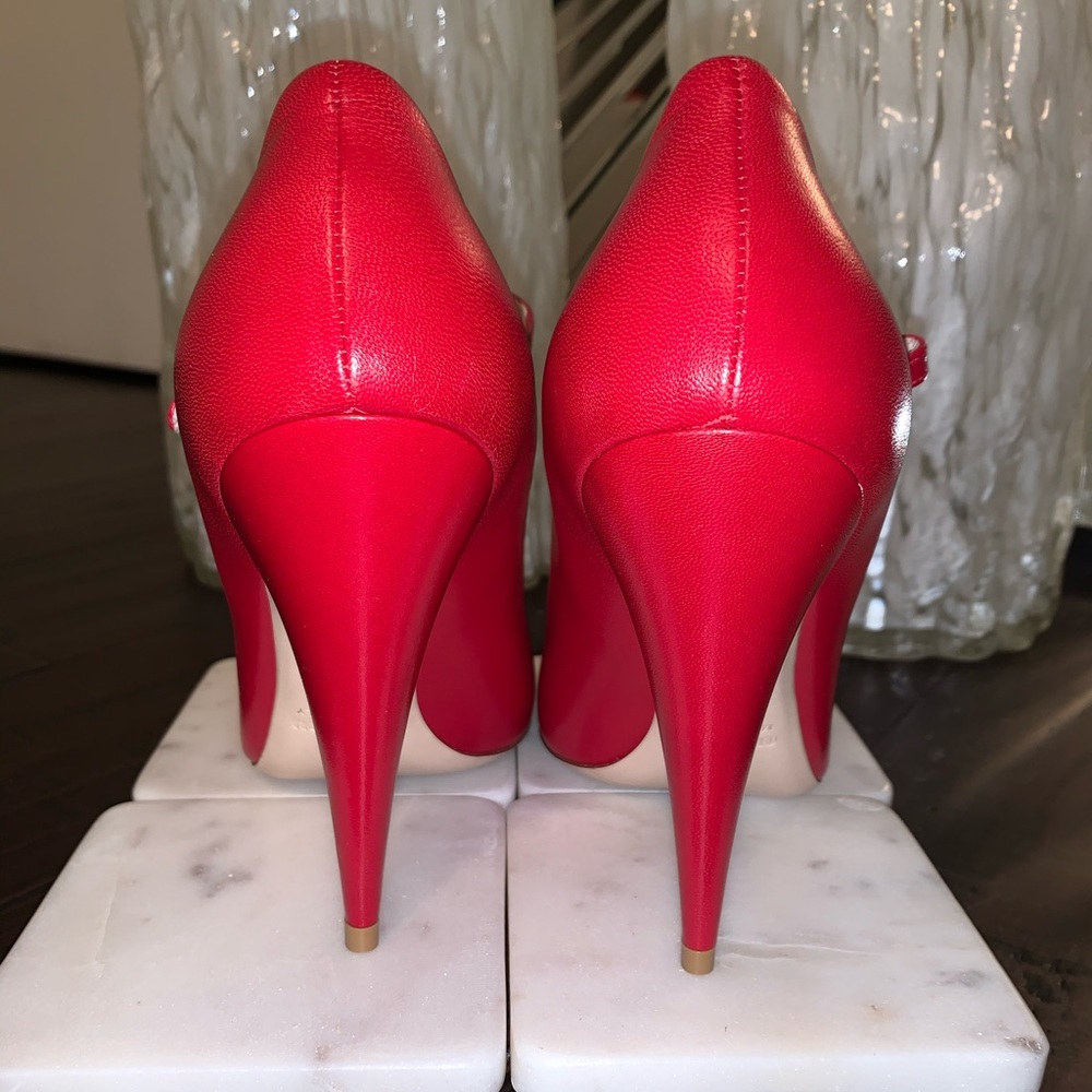 NEVER WORN Red Miu Miu studded T-Strap Mary Janes - Picture 3 of 7